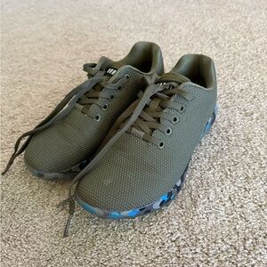 NOBULL Olive Green Sneakers with Camouflage Sole